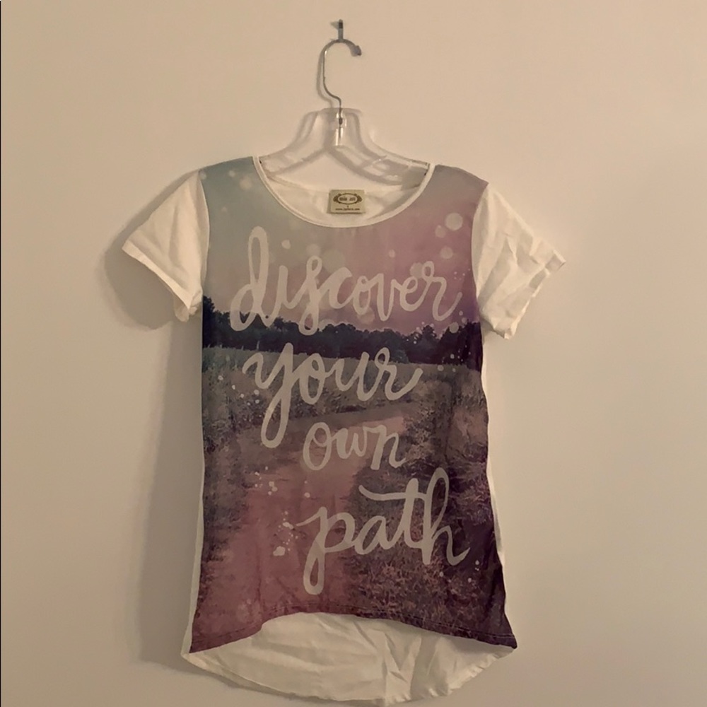 “discover your own path” t-shirt
